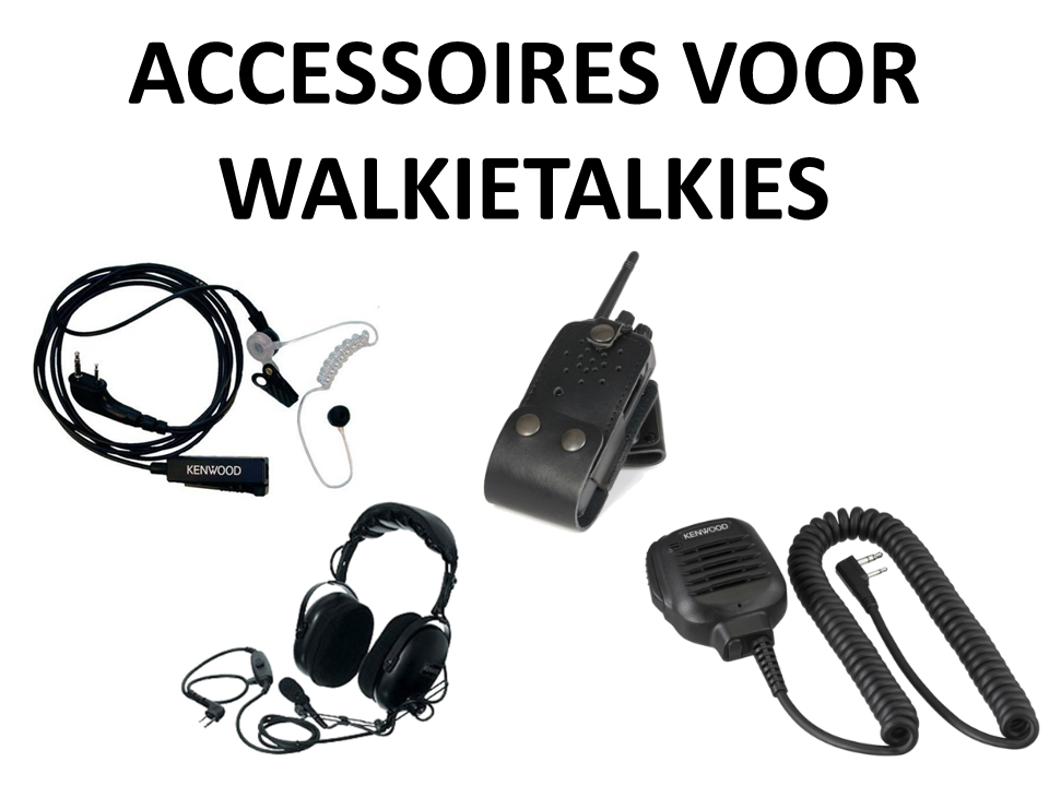 Walkies4Events - Verhuur - Offerte - Accessoires voor walkeitalkies - Oortjes, headsets, microluidsprekers en draagtasjes