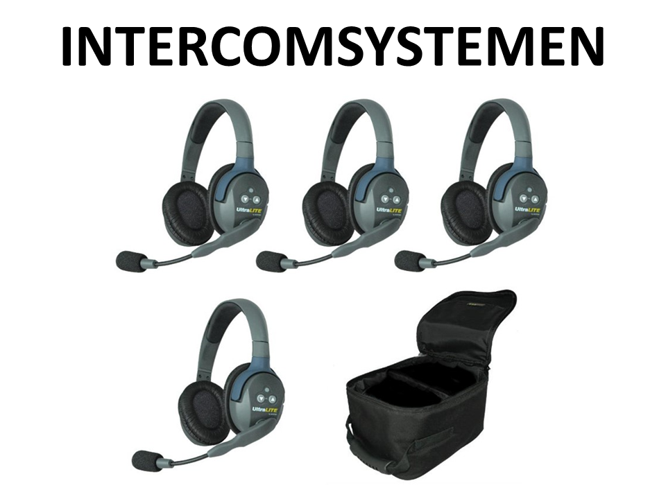 Walkies4Events - Verhuur - Offerte - Intercom-systemen - CT-Dect - UltraLITE Eartec - ASL-intercom