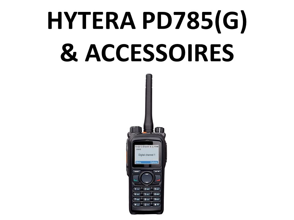 Walkies4Events - Verkoop - Offerte - Vergunde walkietalkies - Hytera PD785, PD785G - ACN-01 - ES-02 - SM18N2 - BL2008