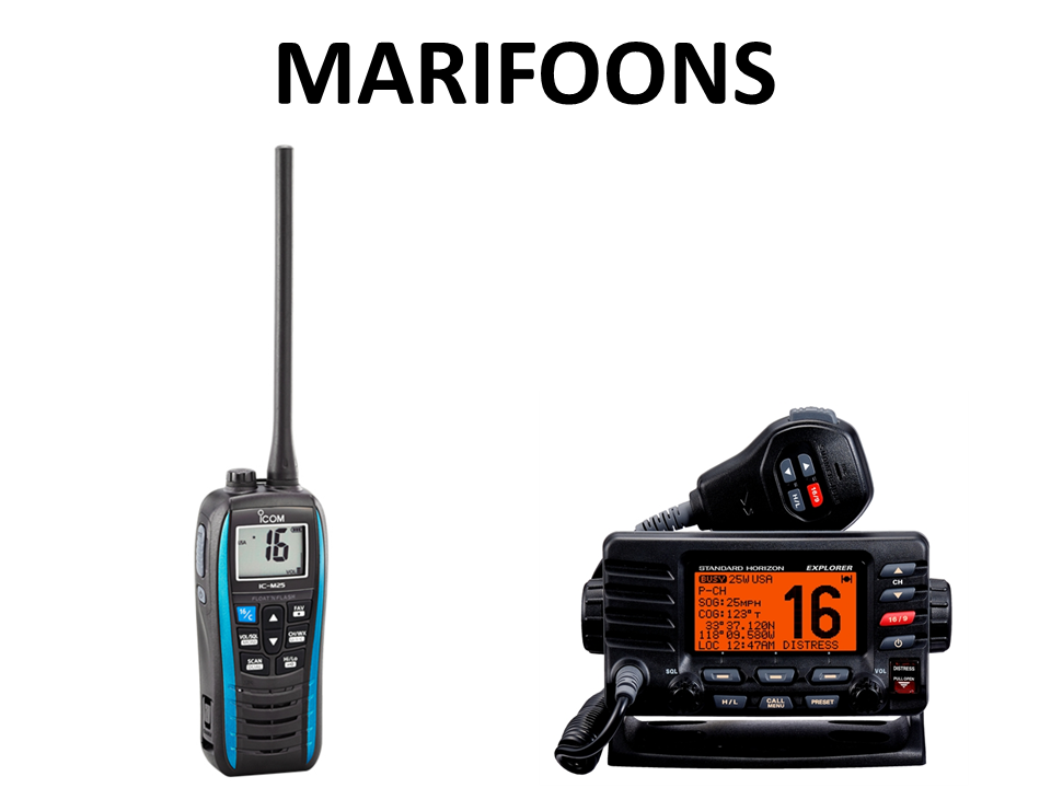 Walkies4Events - Verkoop - Offerte - Marifoons - Icom IC-M25 - Standard Horizon GX1600E
